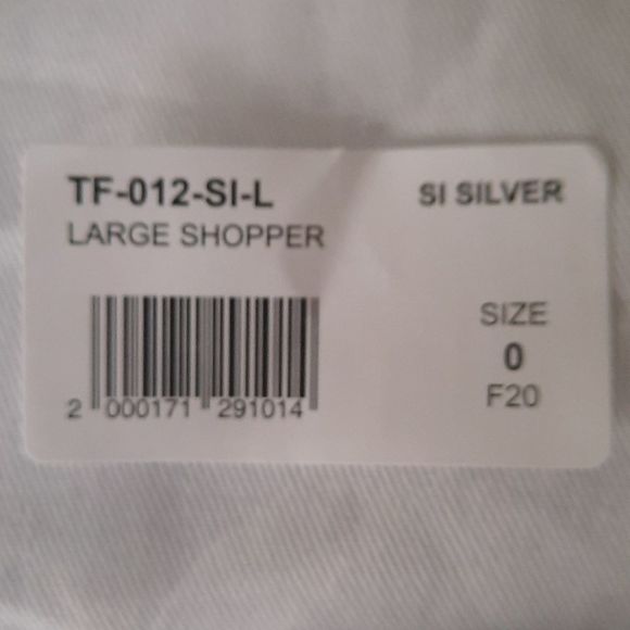 *NWT* TELFAR Large Vegan Metallic Silver "Bushwick Birkin" SOLD OUT RETAIL - Picture 10 of 12